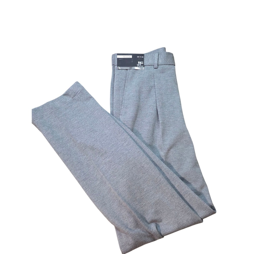 J.Ferrar‎ Gray Cargo Pants Pleated Career Casual Trousers 29x32